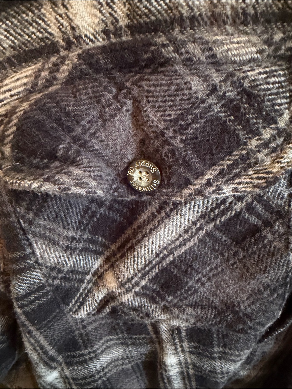 Vintage Men’s Stillwater Supply Co. Plaid Heavyweight Flannel Shirt - Picture 3 of 4